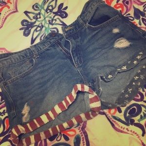 american jean shorts